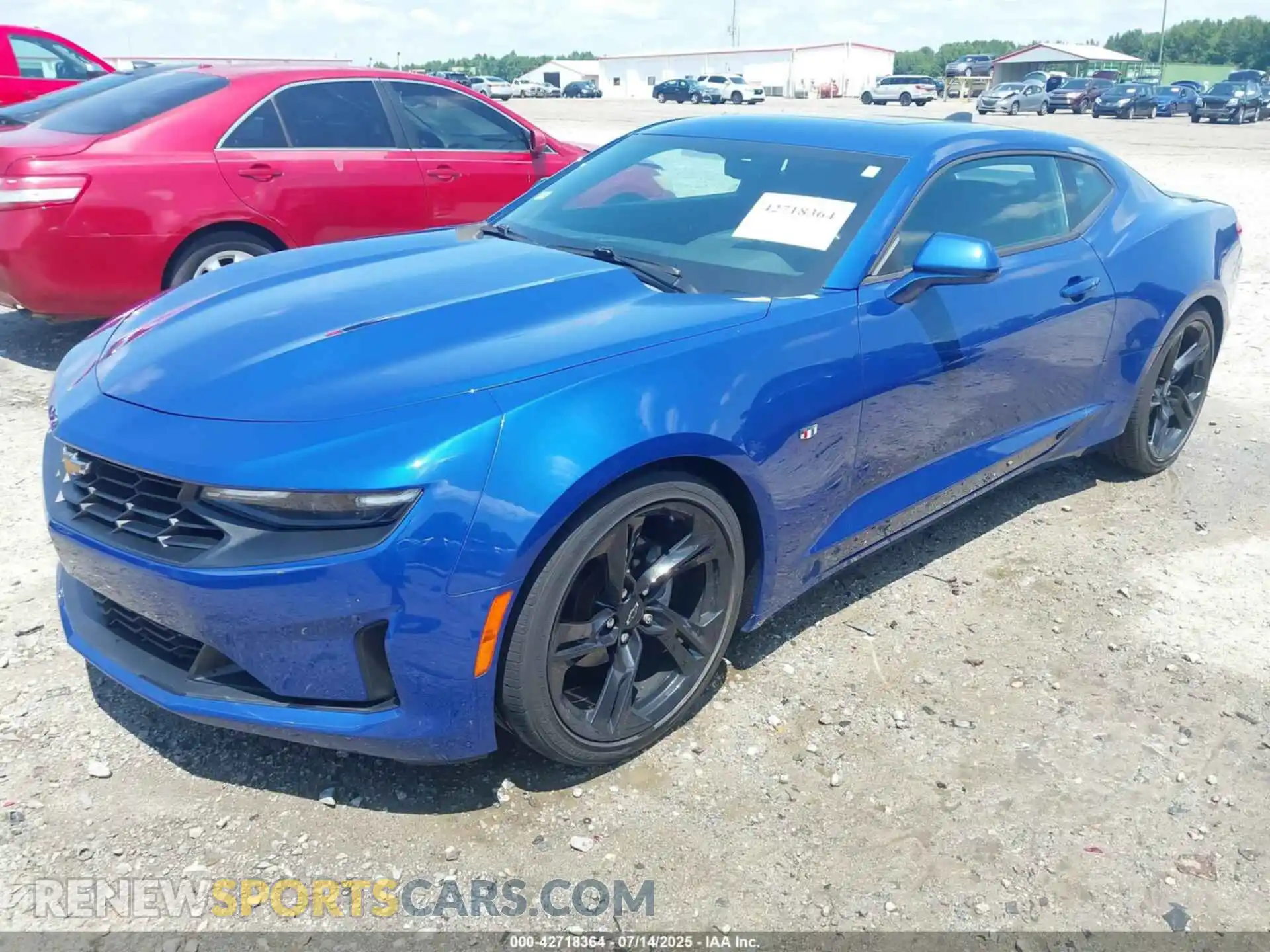 2 Photograph of a damaged car 1G1FB1RX5M0100720 CHEVROLET CAMARO 2021
