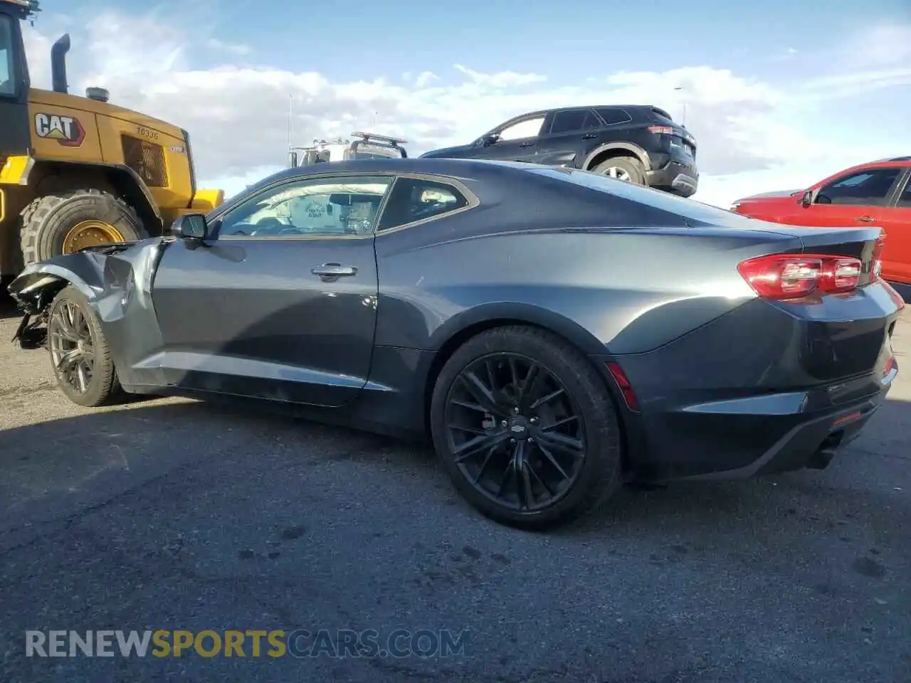 2 Photograph of a damaged car 1G1FB1RX6M0137372 CHEVROLET CAMARO 2021