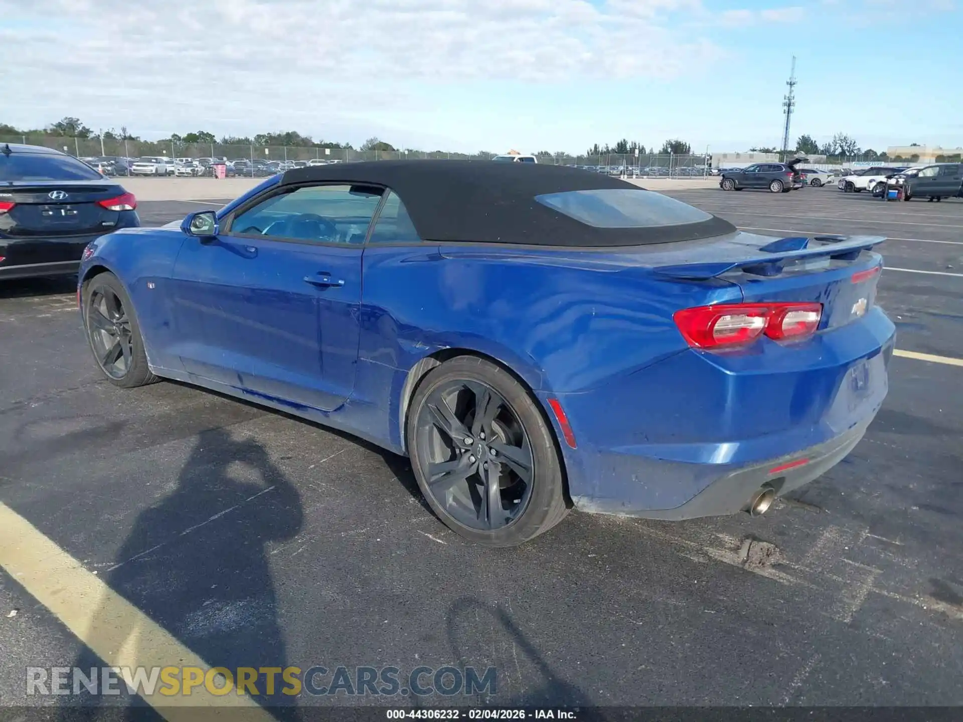 3 Photograph of a damaged car 1G1FB3DX2M0123181 CHEVROLET CAMARO 2021