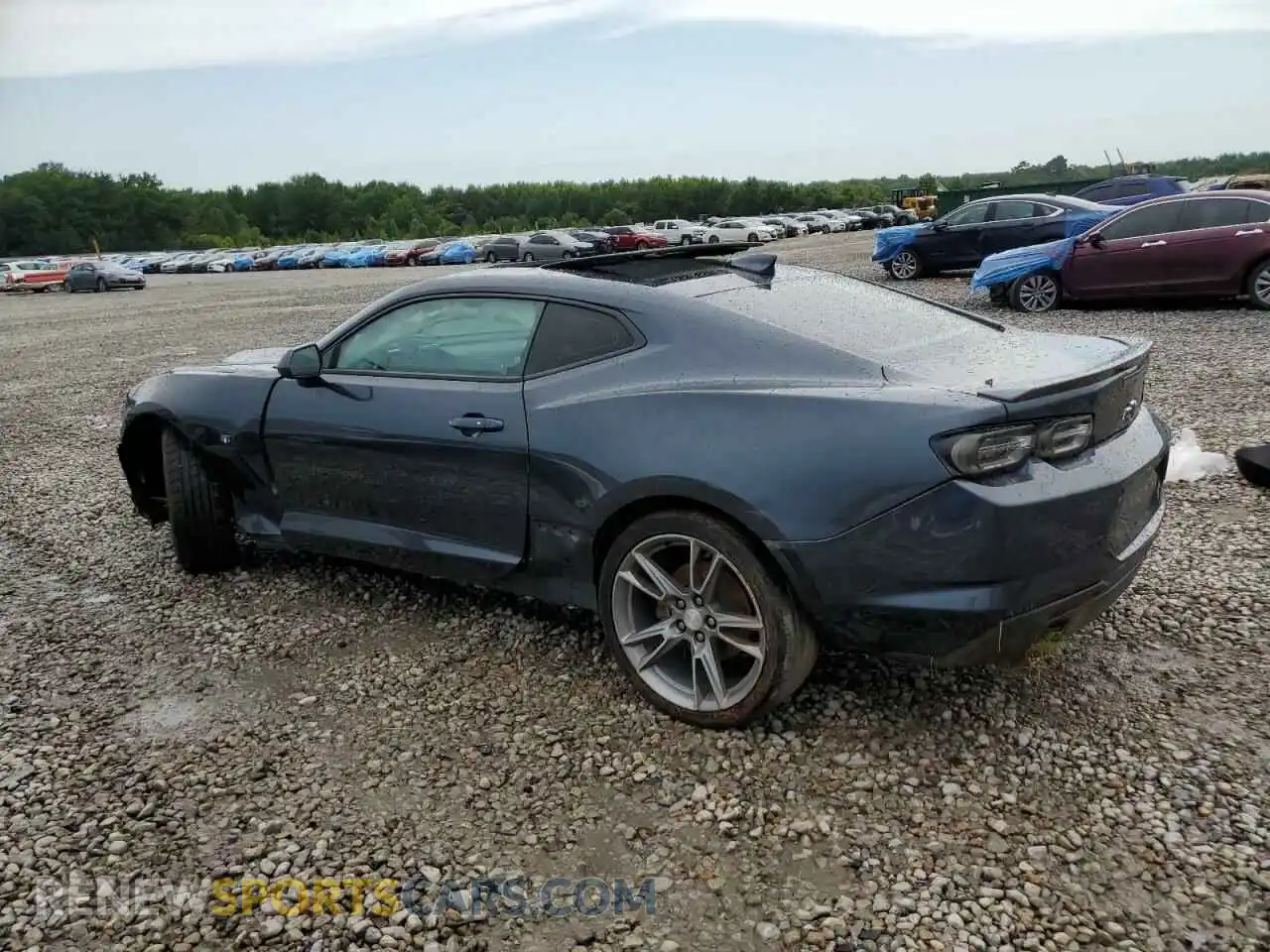 2 Photograph of a damaged car 1G1FD1RS3M0100049 CHEVROLET CAMARO 2021