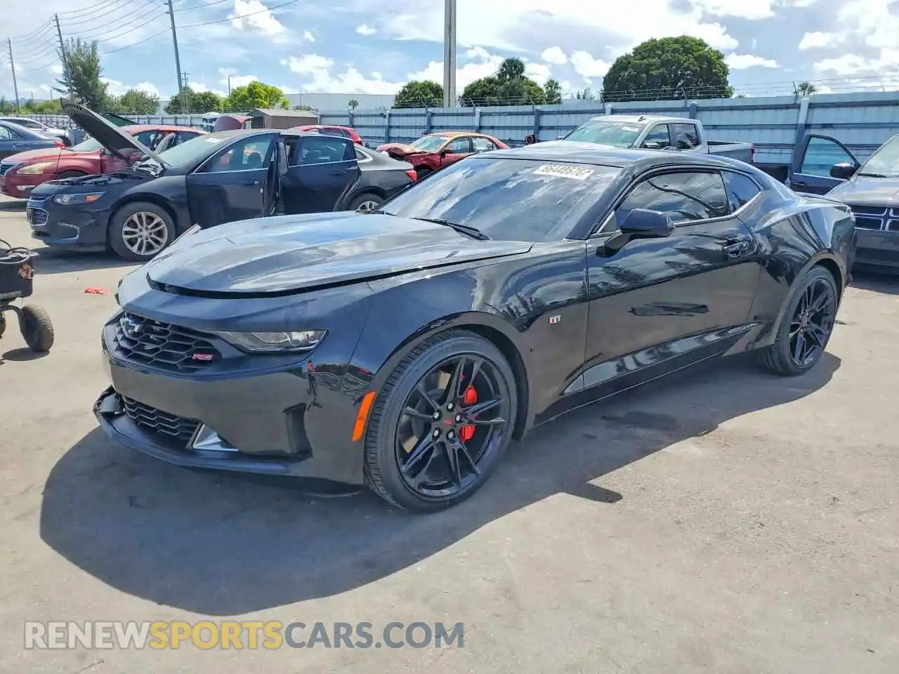 1 Photograph of a damaged car 1G1FD1RS3M0139269 CHEVROLET CAMARO 2021