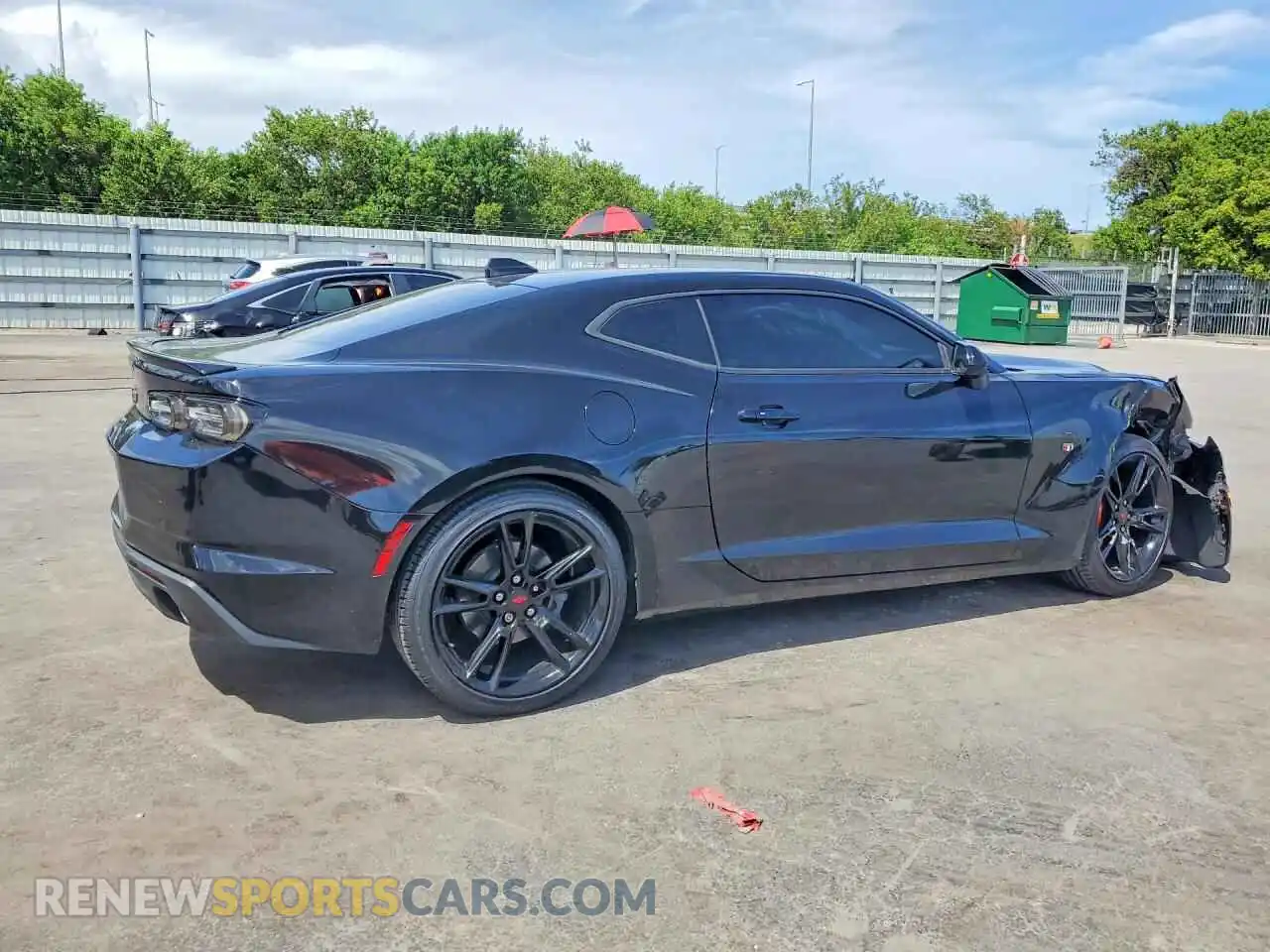 3 Photograph of a damaged car 1G1FD1RS3M0139269 CHEVROLET CAMARO 2021