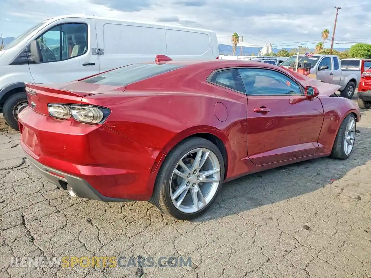 3 Photograph of a damaged car 1G1FD1RS8M0105196 CHEVROLET CAMARO 2021