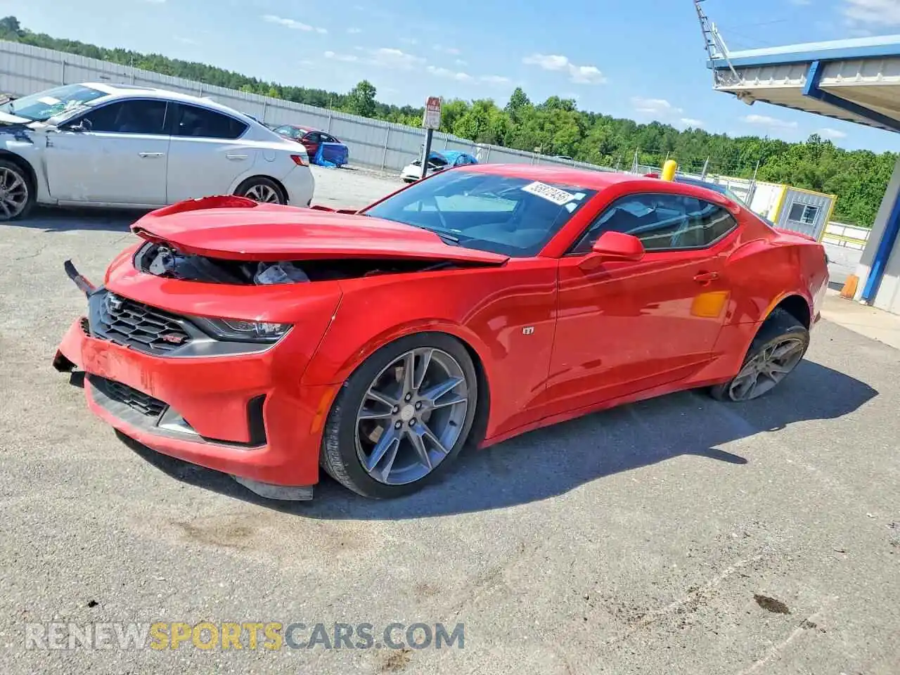 1 Photograph of a damaged car 1G1FD1RSXM0123165 CHEVROLET CAMARO 2021
