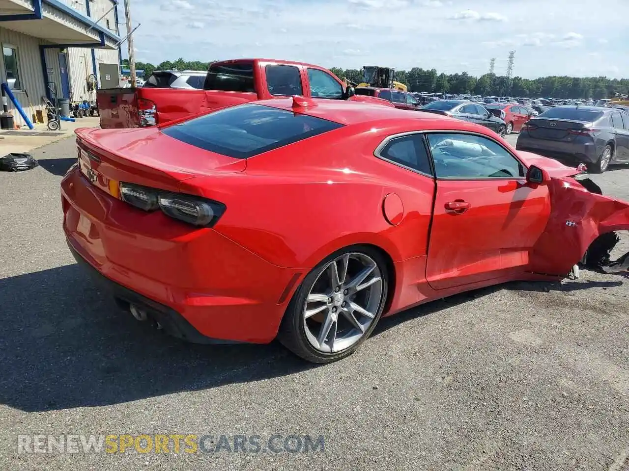3 Photograph of a damaged car 1G1FD1RSXM0123165 CHEVROLET CAMARO 2021