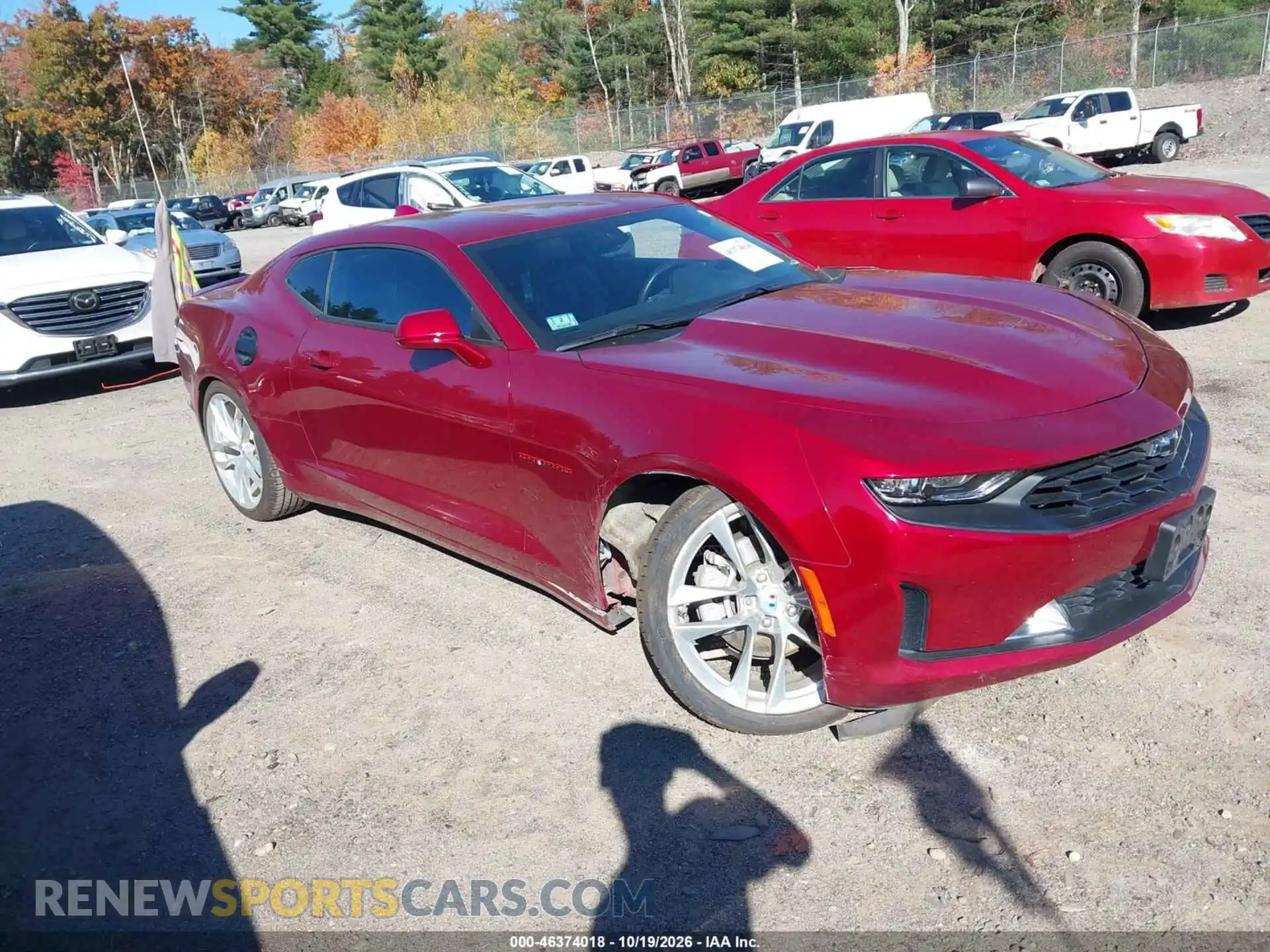 1 fotografías del automóvil dañado 1G1FD1RSXM0134182 CHEVROLET CAMARO 2021