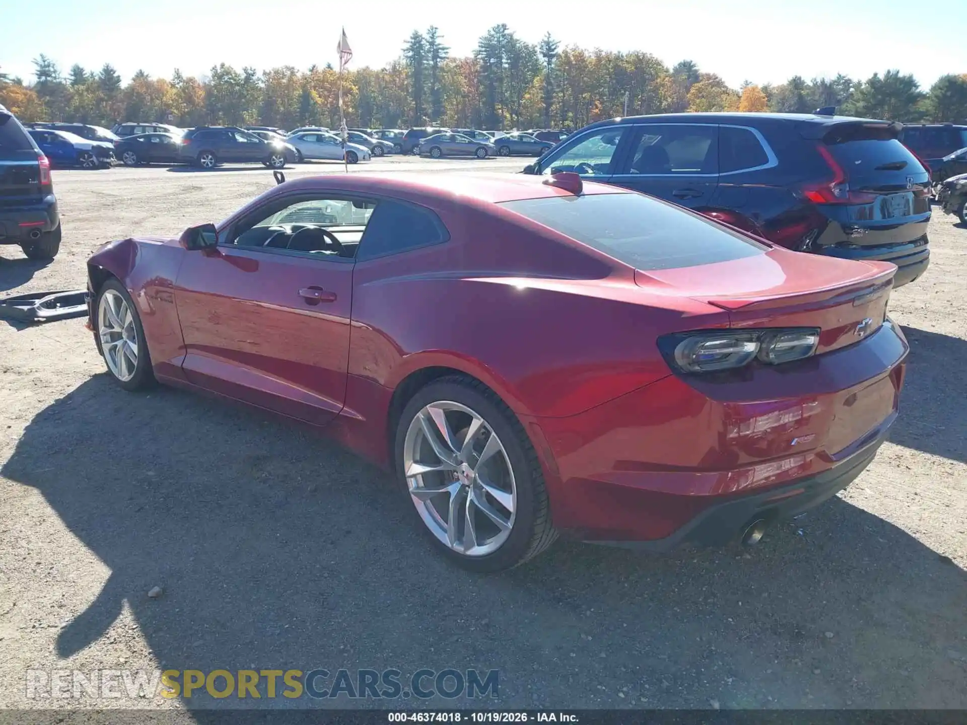 3 fotografías del automóvil dañado 1G1FD1RSXM0134182 CHEVROLET CAMARO 2021