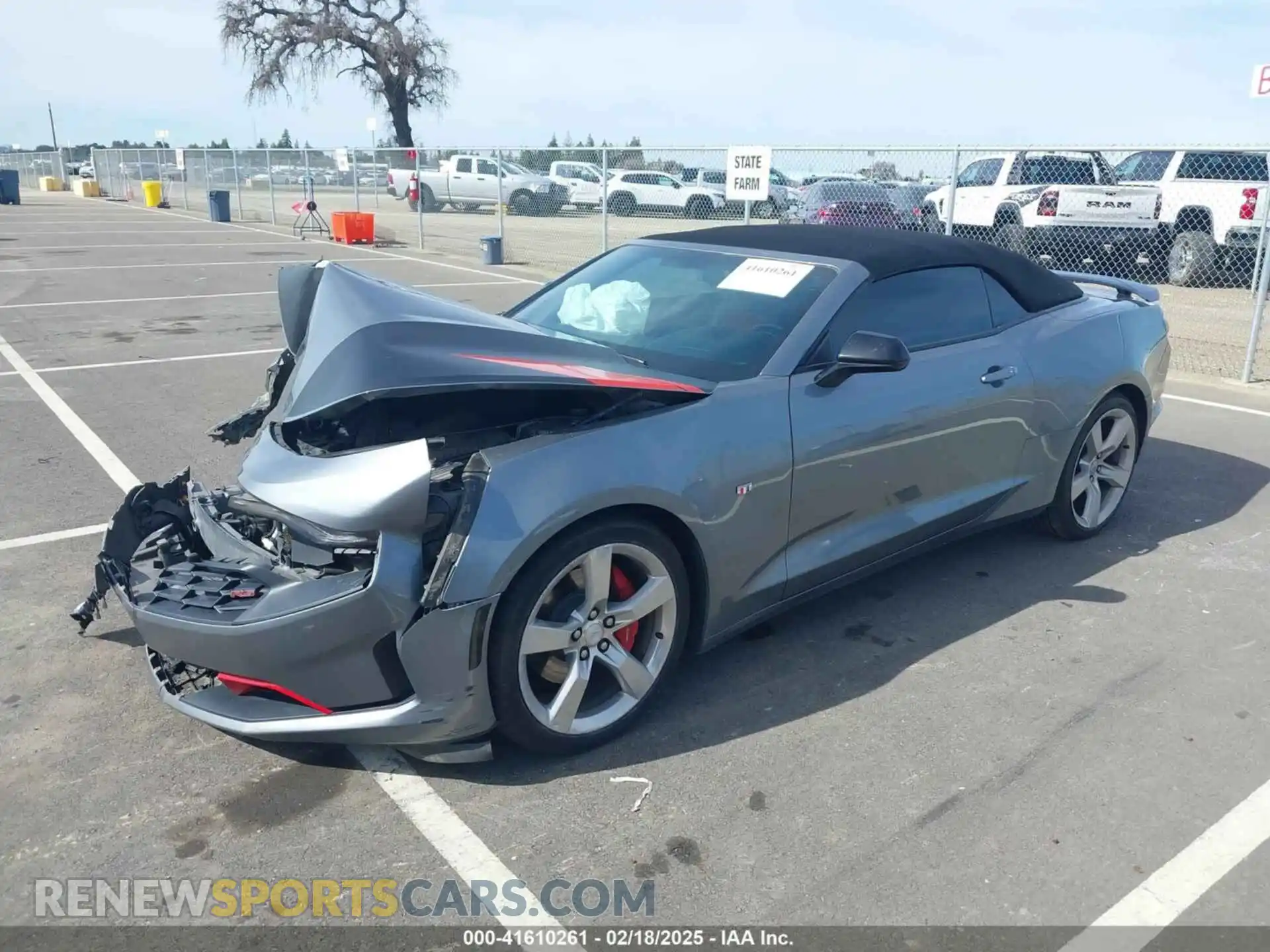 2 Photograph of a damaged car 1G1FD3DS5M0142399 CHEVROLET CAMARO 2021