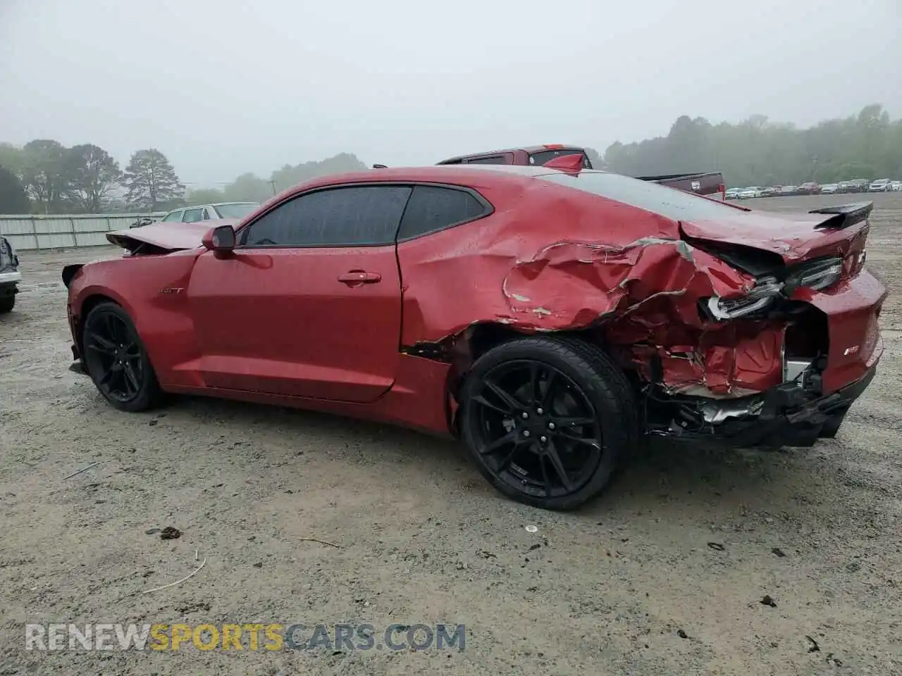 2 Photograph of a damaged car 1G1FE1R7XM0124664 CHEVROLET CAMARO 2021