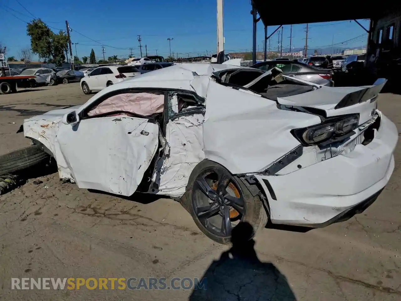 2 Photograph of a damaged car 1G1FF1R70M0134553 CHEVROLET CAMARO 2021