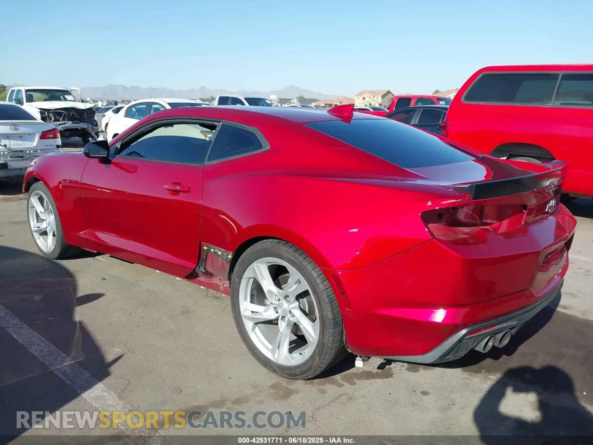 3 Photograph of a damaged car 1G1FF1R71M0112447 CHEVROLET CAMARO 2021