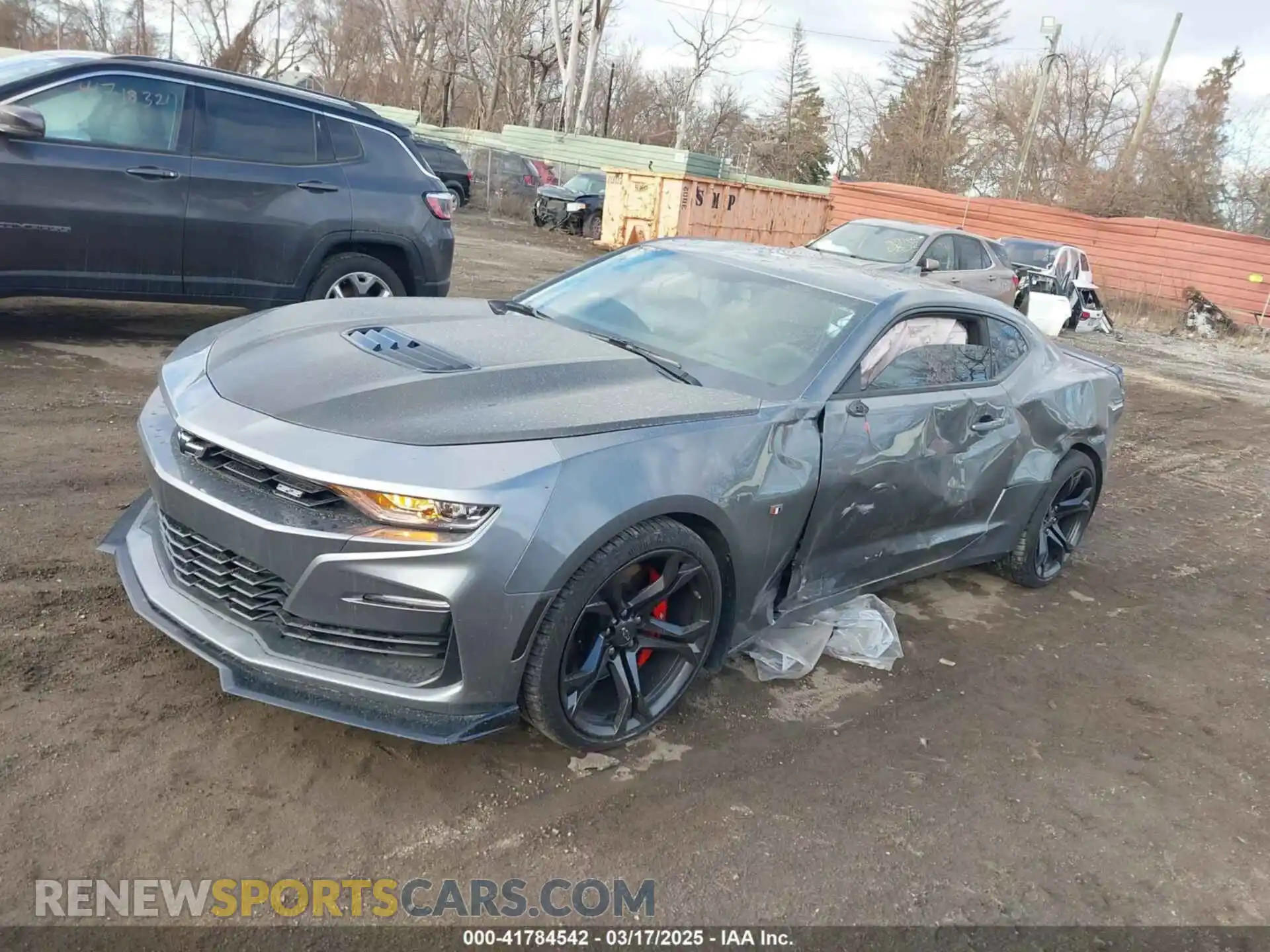 2 Photograph of a damaged car 1G1FF1R73M0103992 CHEVROLET CAMARO 2021
