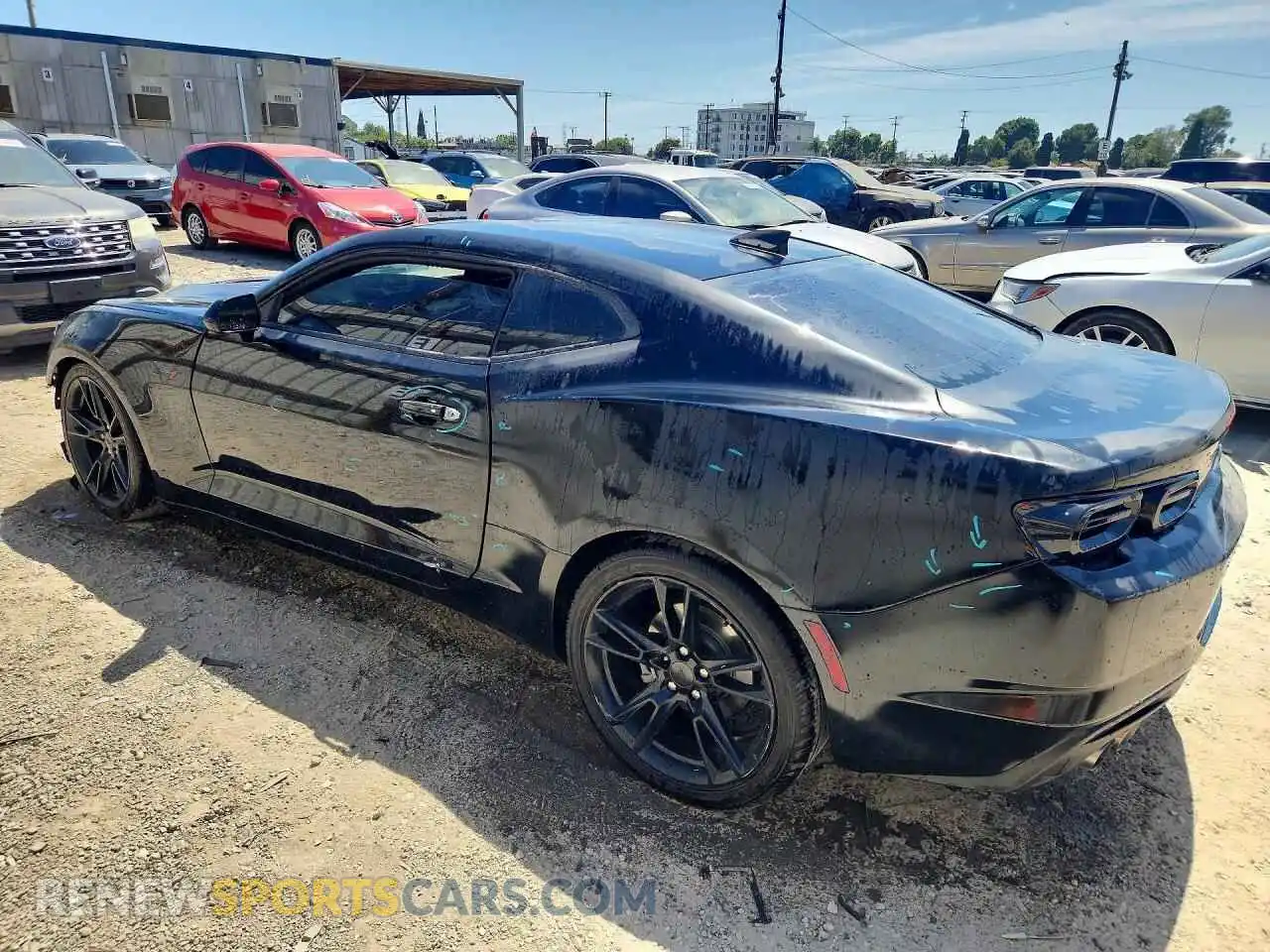 2 Photograph of a damaged car 1G1FF1R74M0120669 CHEVROLET CAMARO 2021