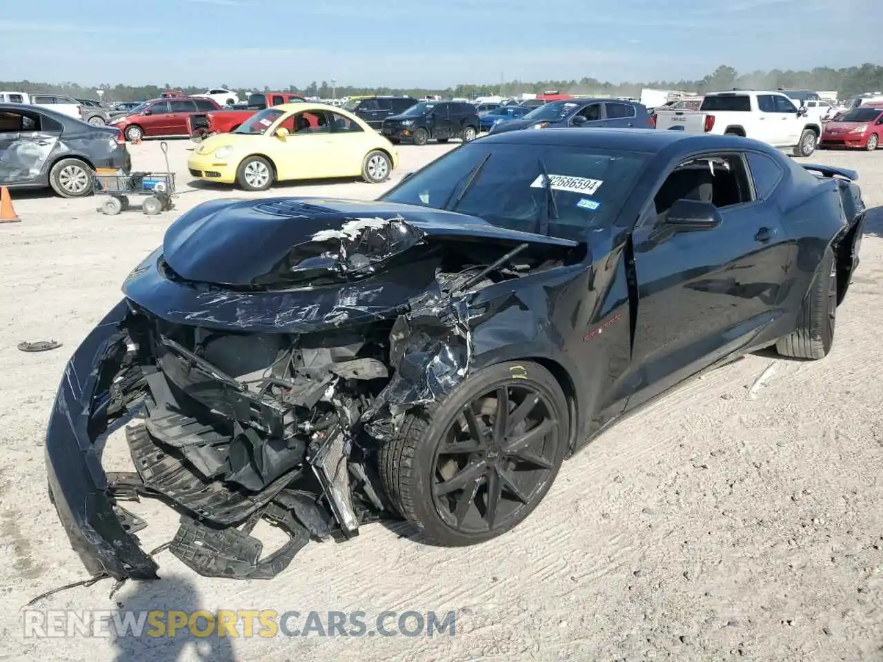 1 Photograph of a damaged car 1G1FF1R76M0102285 CHEVROLET CAMARO 2021