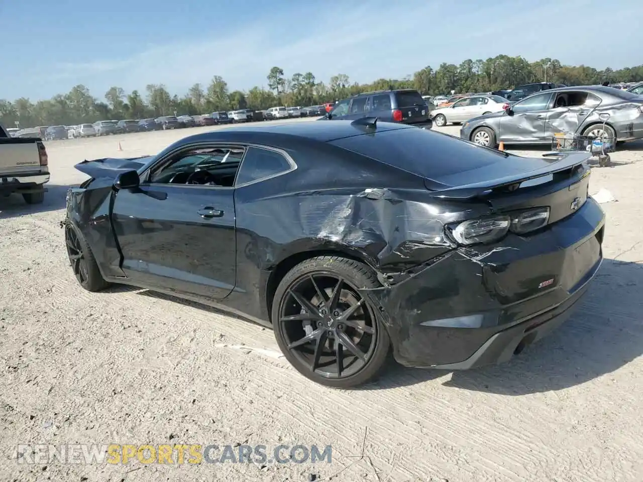 2 Photograph of a damaged car 1G1FF1R76M0102285 CHEVROLET CAMARO 2021