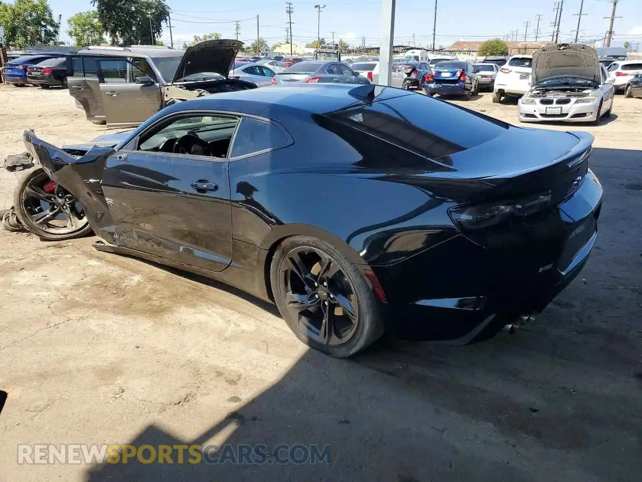 2 fotografías del automóvil dañado 1G1FF1R76M0126683 CHEVROLET CAMARO 2021