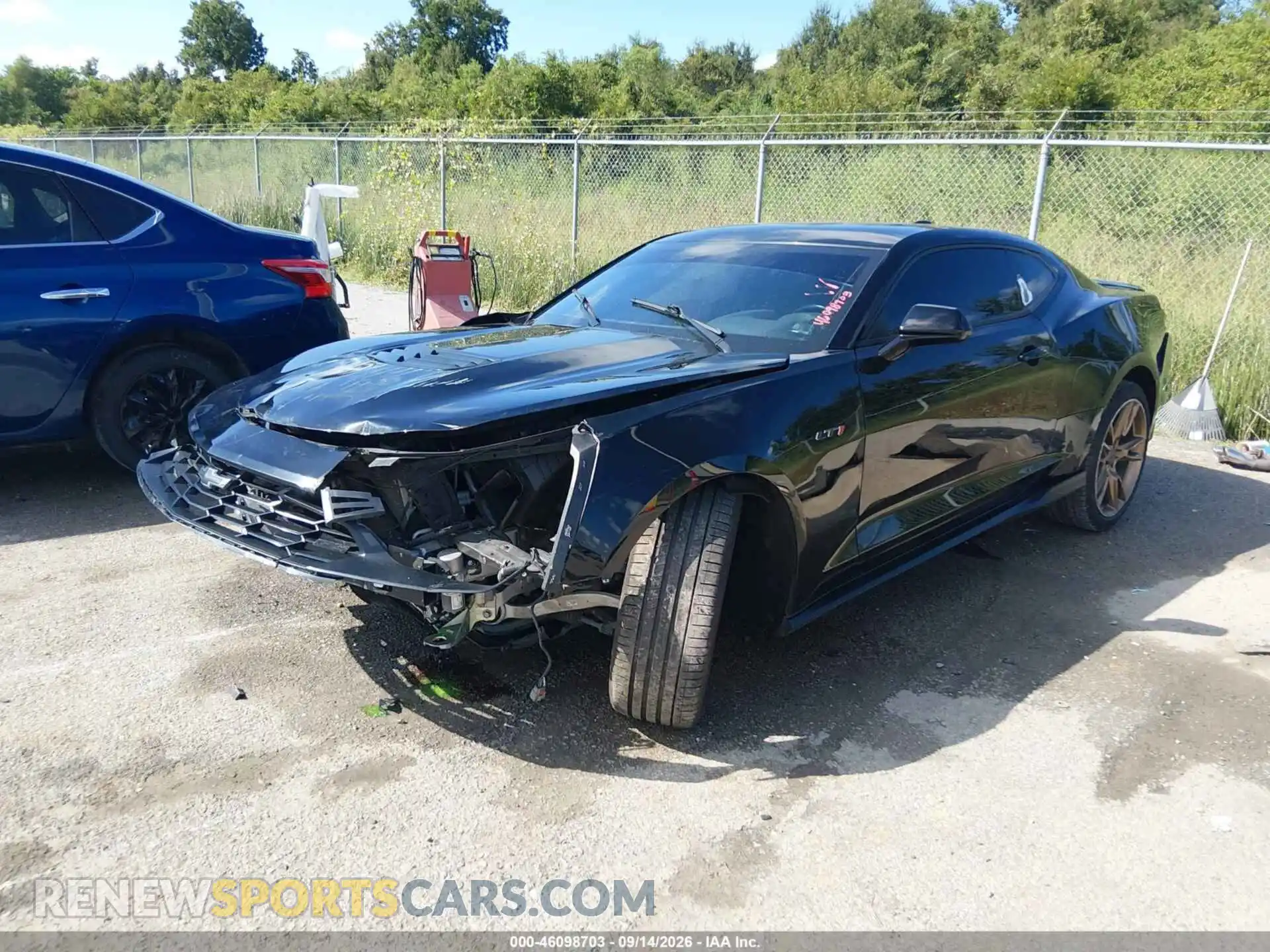 2 Photograph of a damaged car 1G1FF1R76M0141426 CHEVROLET CAMARO 2021