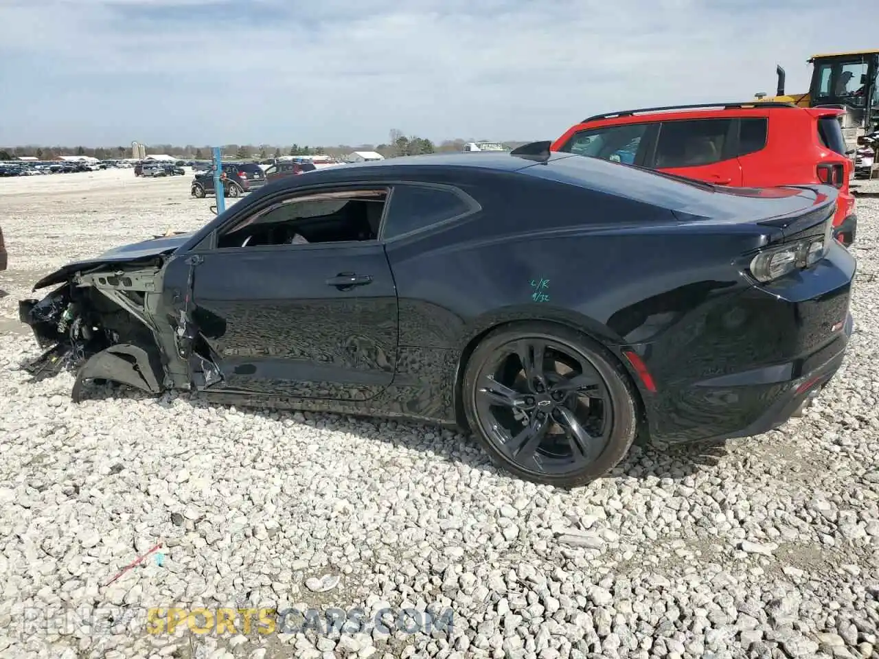 2 Photograph of a damaged car 1G1FF1R78M0105057 CHEVROLET CAMARO 2021