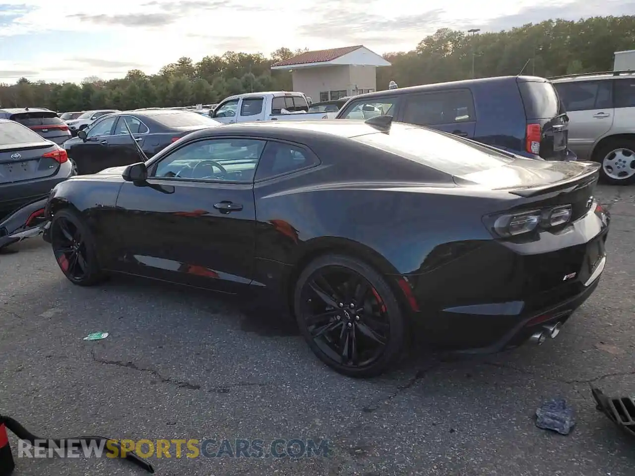 2 Photograph of a damaged car 1G1FF1R79M0134843 CHEVROLET CAMARO 2021