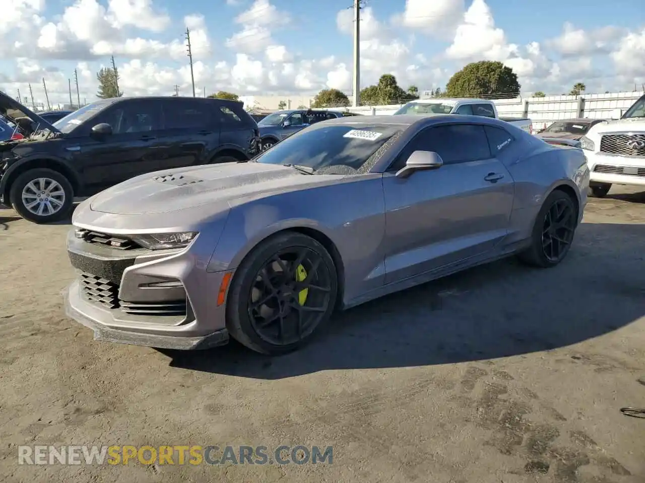 1 Photograph of a damaged car 1G1FF1R7XM0102340 CHEVROLET CAMARO 2021