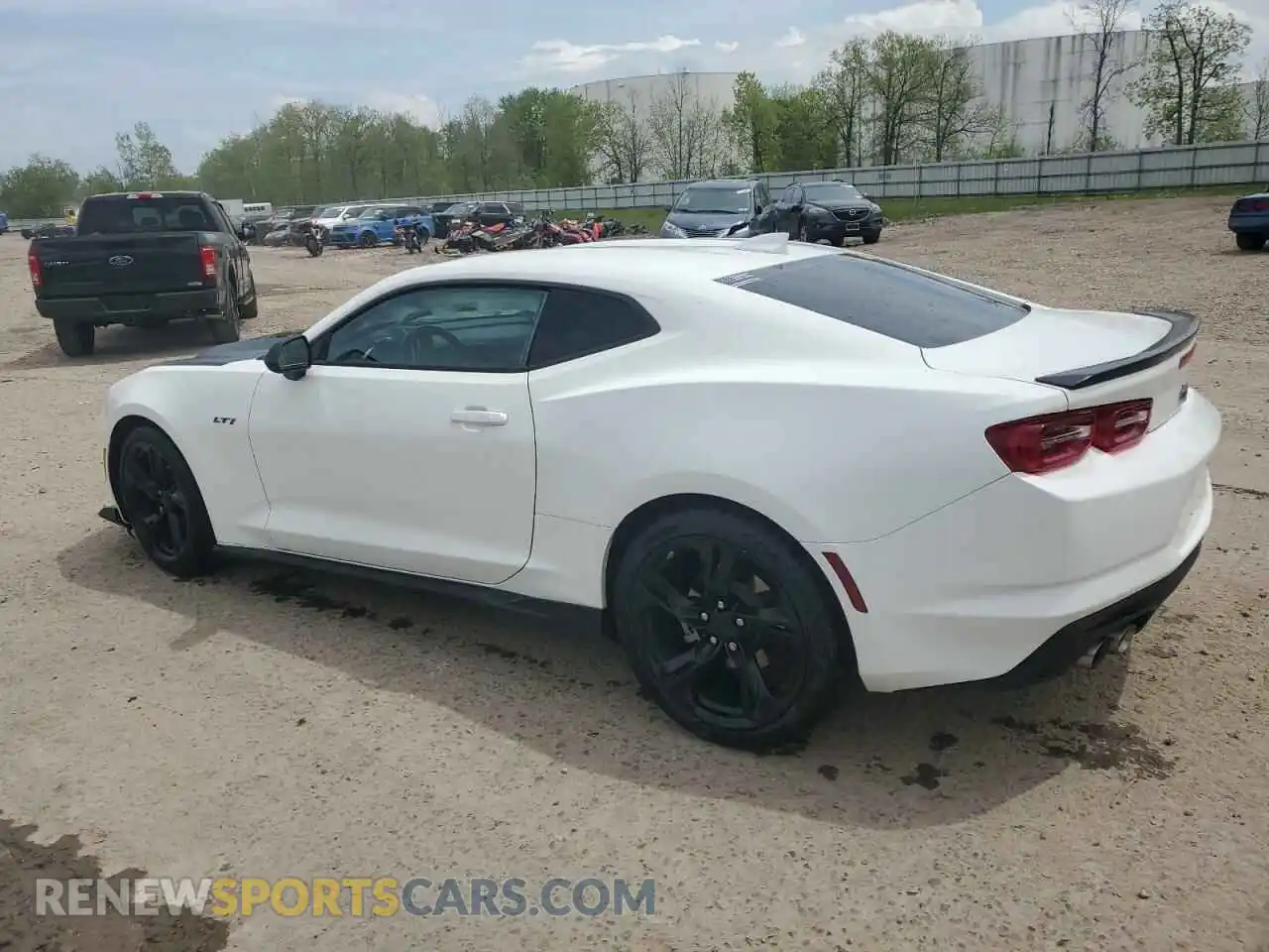 2 Photograph of a damaged car 1G1FF1R7XM0106436 CHEVROLET CAMARO 2021