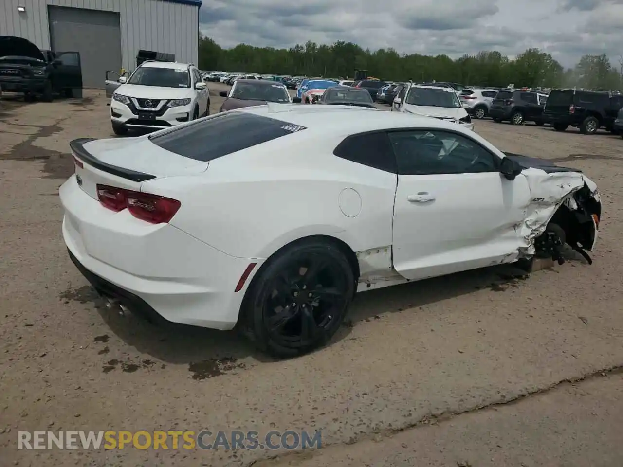 3 Photograph of a damaged car 1G1FF1R7XM0106436 CHEVROLET CAMARO 2021