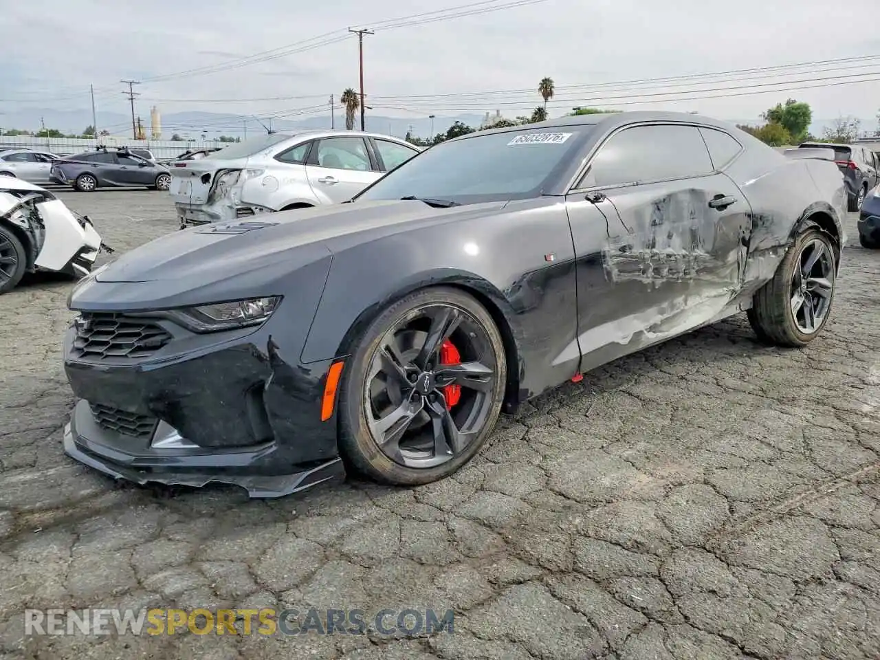 1 Photograph of a damaged car 1G1FF1R7XM0143048 CHEVROLET CAMARO 2021