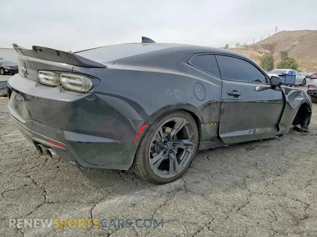 3 Photograph of a damaged car 1G1FF1R7XM0143048 CHEVROLET CAMARO 2021