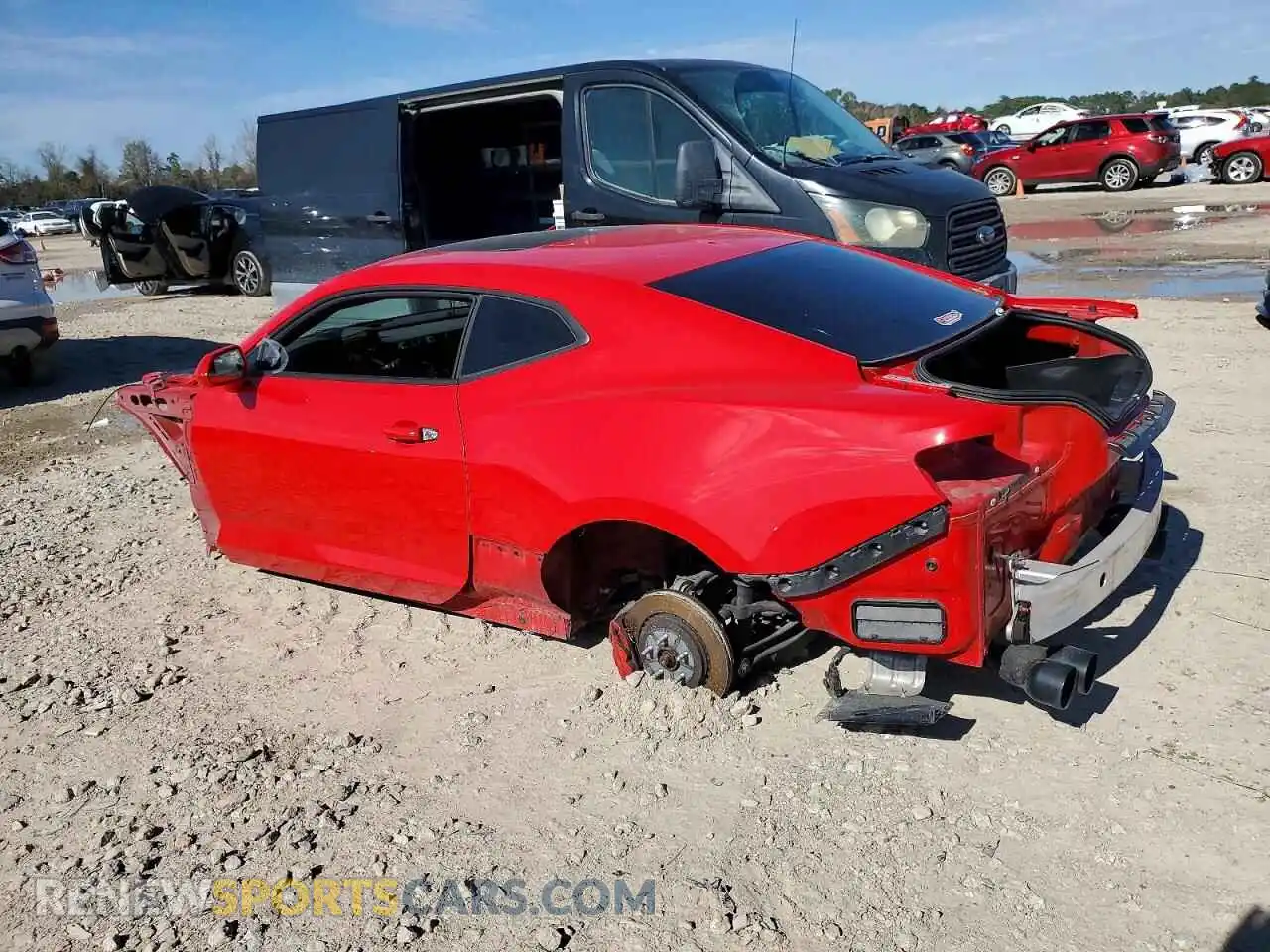 2 Photograph of a damaged car 1G1FH1R70M0137561 CHEVROLET CAMARO 2021