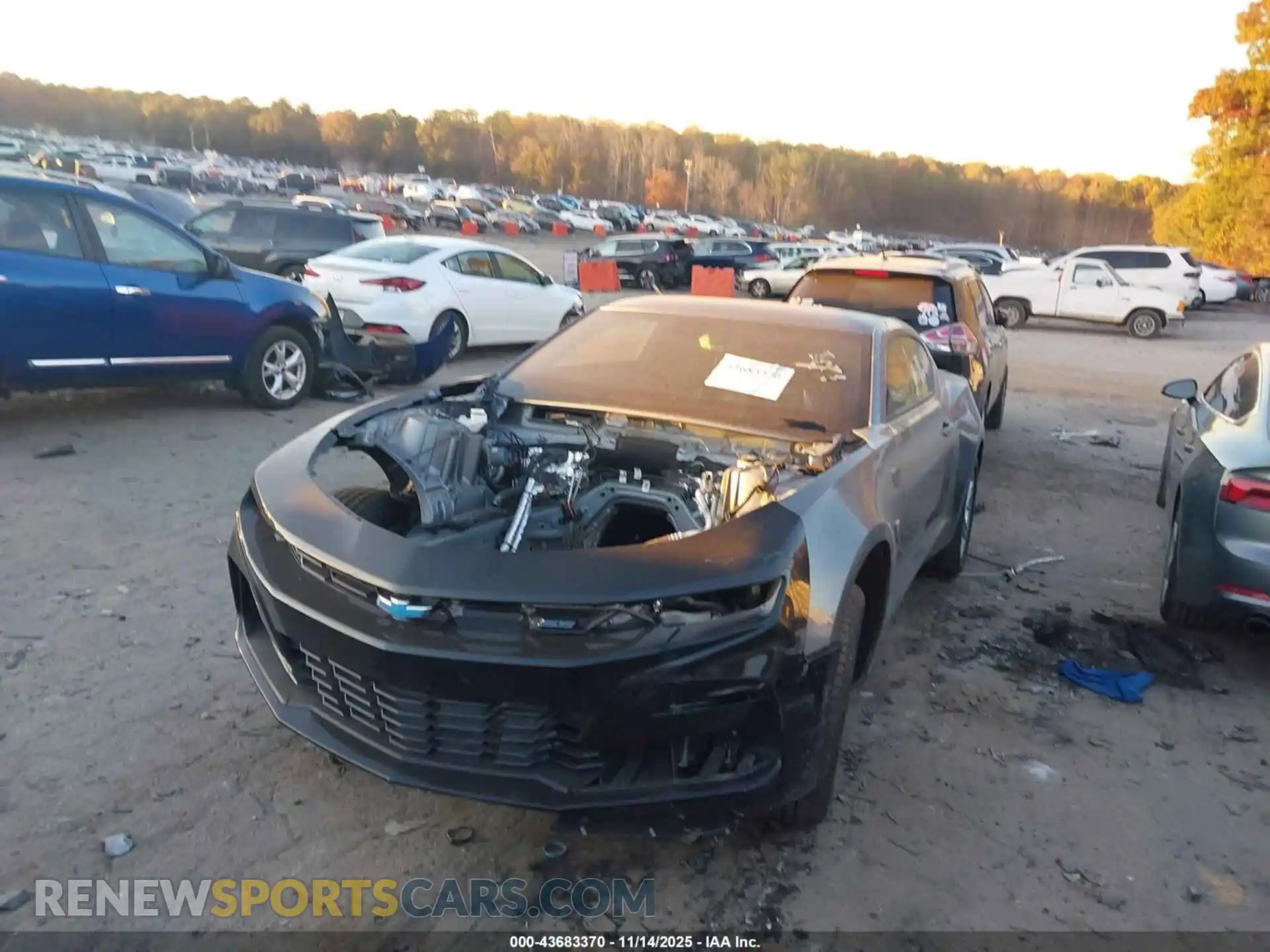 2 Photograph of a damaged car 1G1FH1R71M0124785 CHEVROLET CAMARO 2021