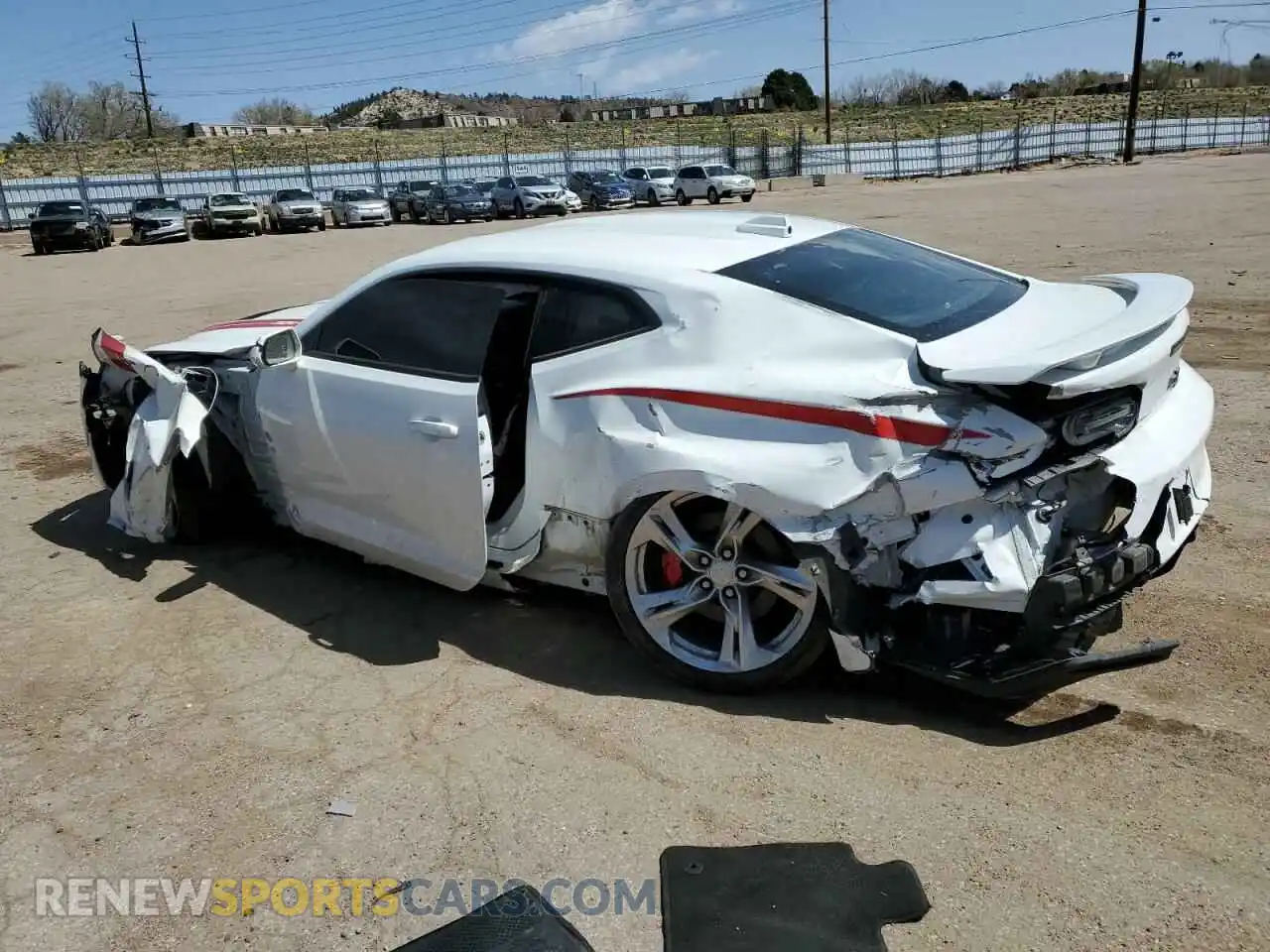 2 Photograph of a damaged car 1G1FH1R73M0104943 CHEVROLET CAMARO 2021