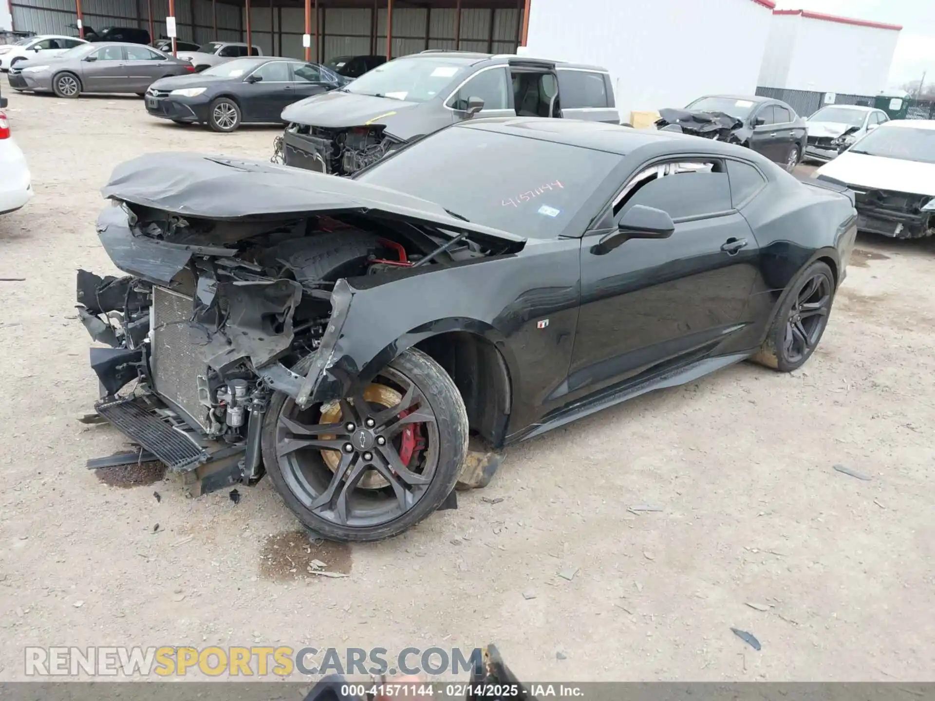 2 fotografías del automóvil dañado 1G1FH1R7XM0103188 CHEVROLET CAMARO 2021