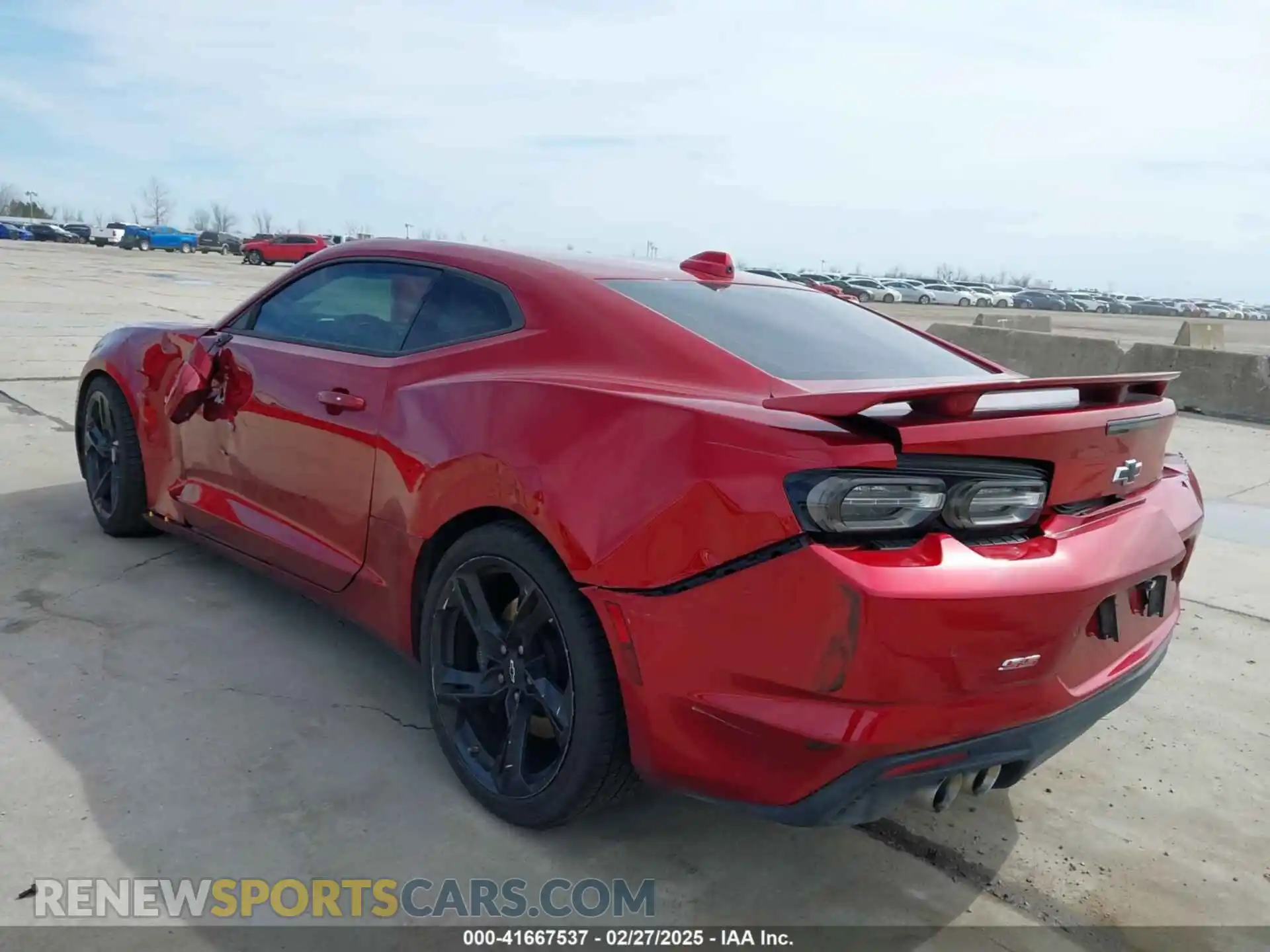 3 Photograph of a damaged car 1G1FH1R7XM0125773 CHEVROLET CAMARO 2021