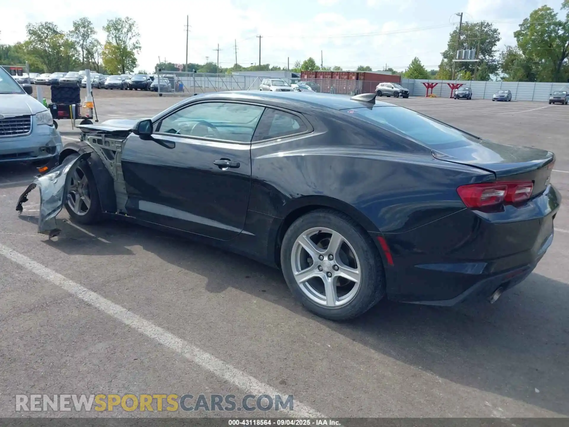 3 Photograph of a damaged car 1G1FB1RX6N0116281 CHEVROLET CAMARO 2022