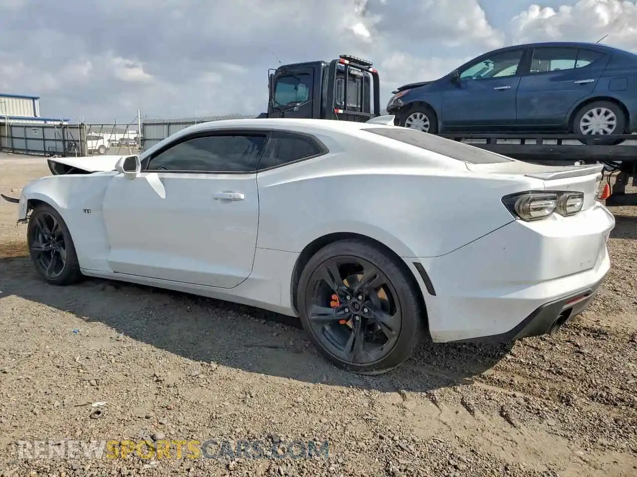 2 Photograph of a damaged car 1G1FD1RS4N0130792 CHEVROLET CAMARO 2022