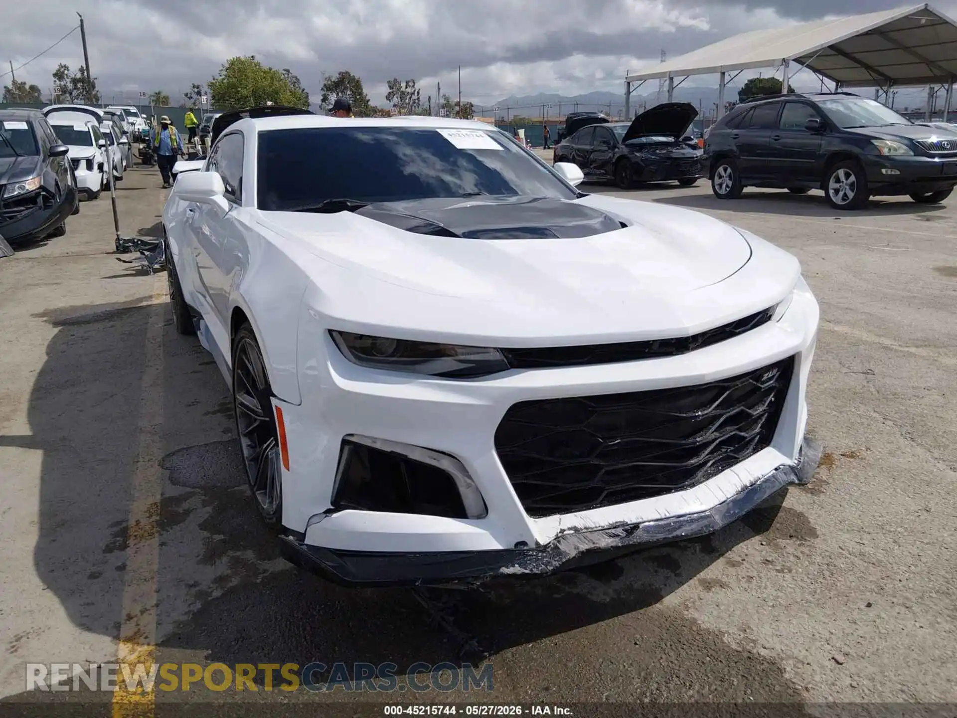 1 Photograph of a damaged car 1G1FJ1R60N0109823 CHEVROLET CAMARO 2022