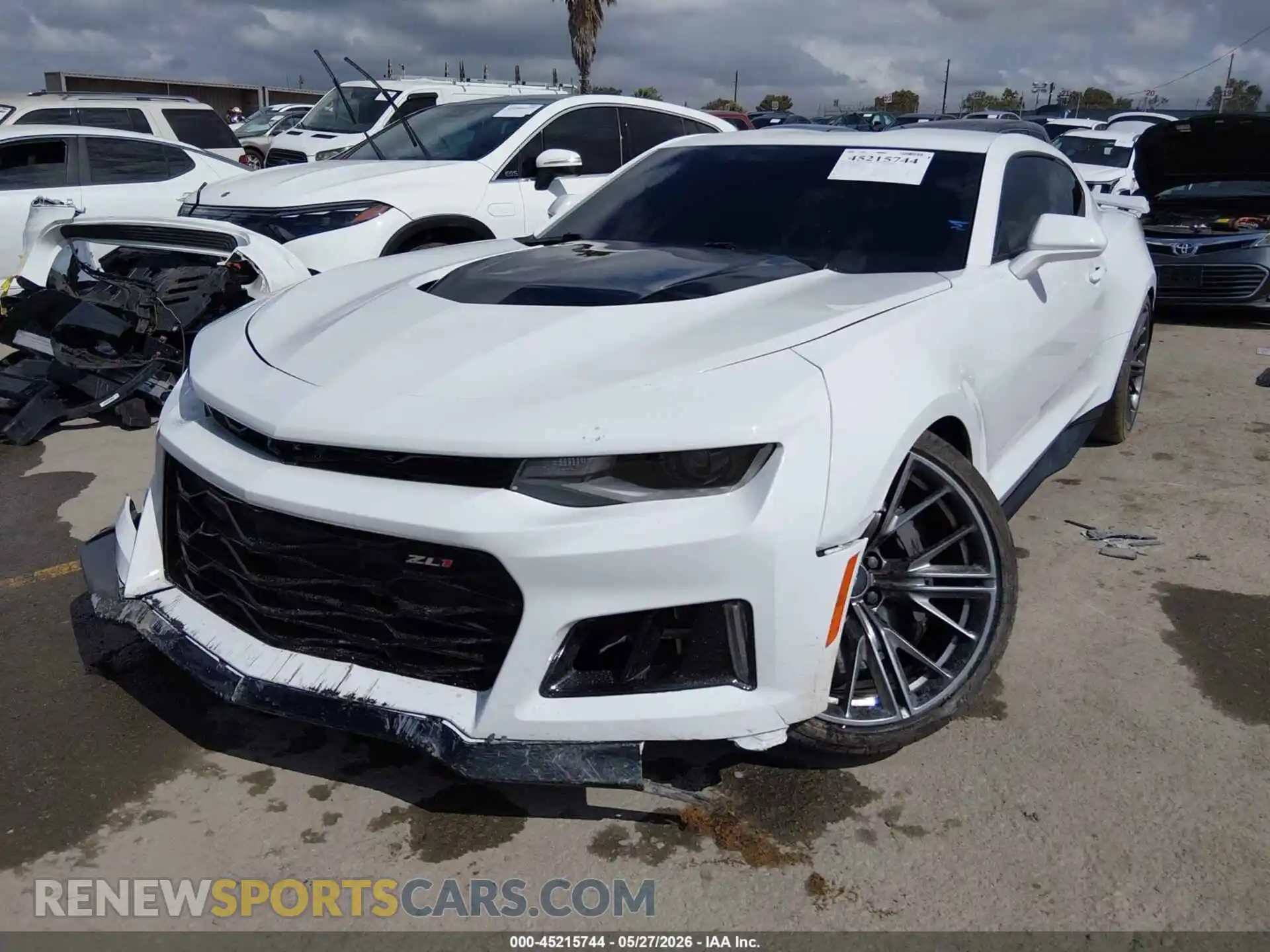 2 Photograph of a damaged car 1G1FJ1R60N0109823 CHEVROLET CAMARO 2022