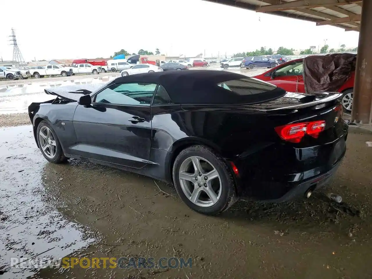2 Photograph of a damaged car 1G1FB3DX1P0154569 CHEVROLET CAMARO 2023