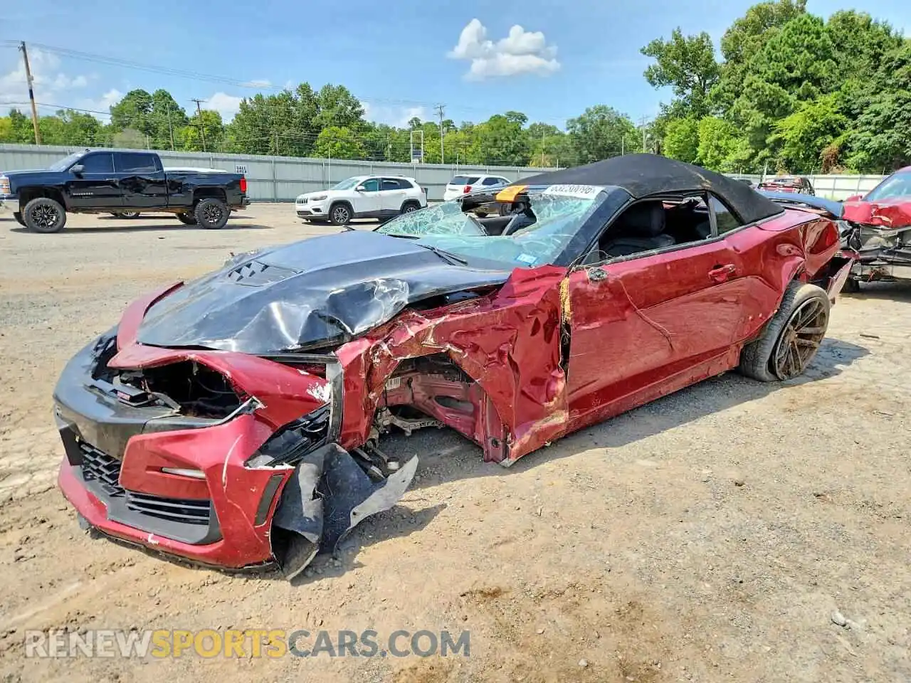 1 Photograph of a damaged car 1G1FD3DS1P0158846 CHEVROLET CAMARO 2023