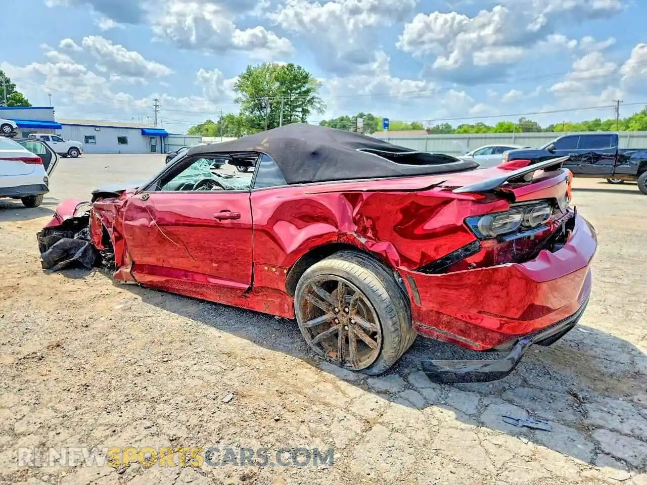 2 Photograph of a damaged car 1G1FD3DS1P0158846 CHEVROLET CAMARO 2023