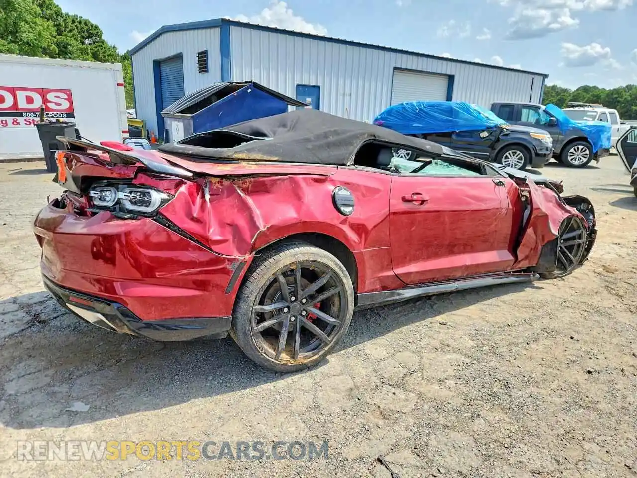 3 Photograph of a damaged car 1G1FD3DS1P0158846 CHEVROLET CAMARO 2023