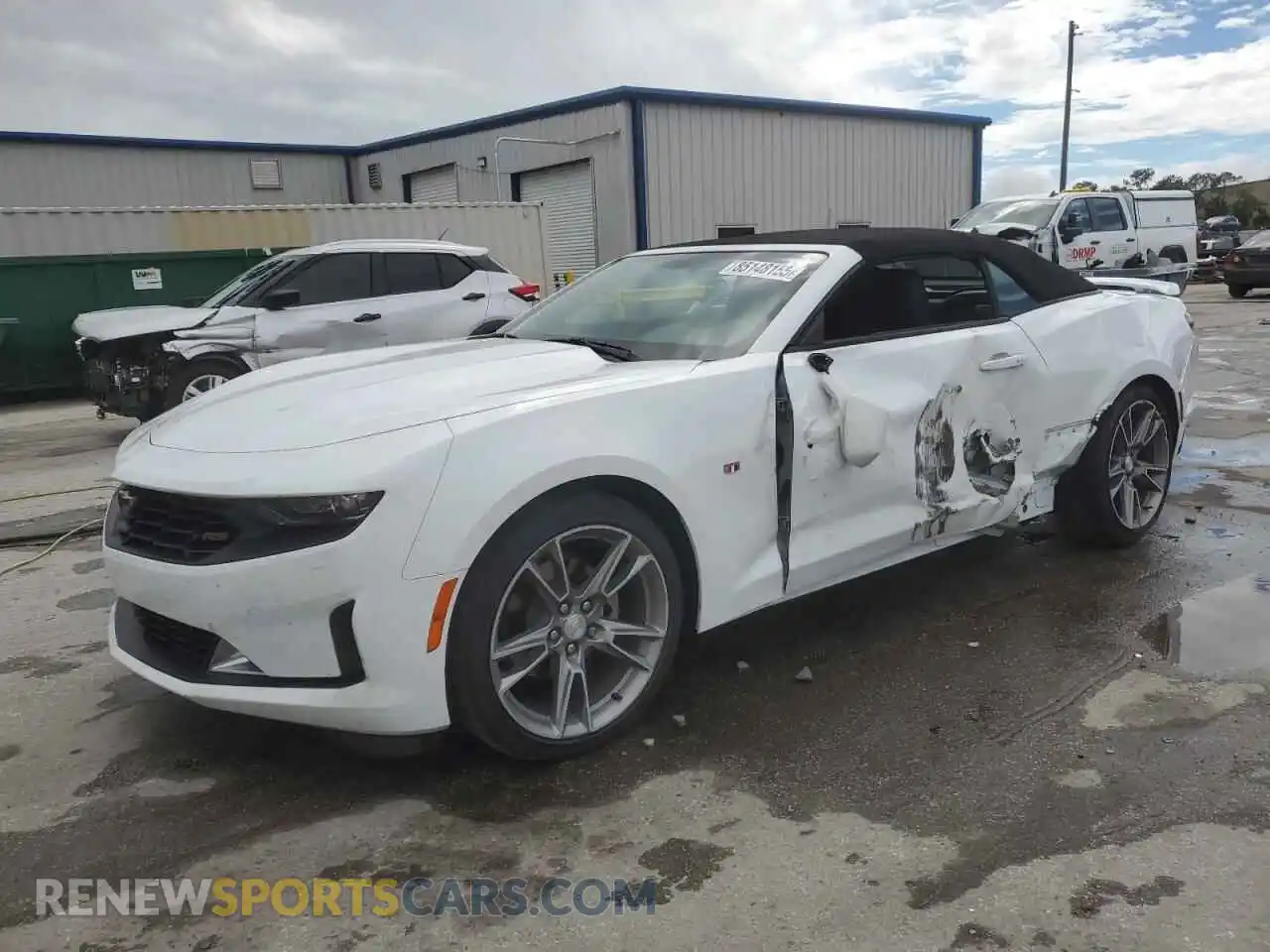 1 Photograph of a damaged car 1G1FD3DX5P0144184 CHEVROLET CAMARO 2023