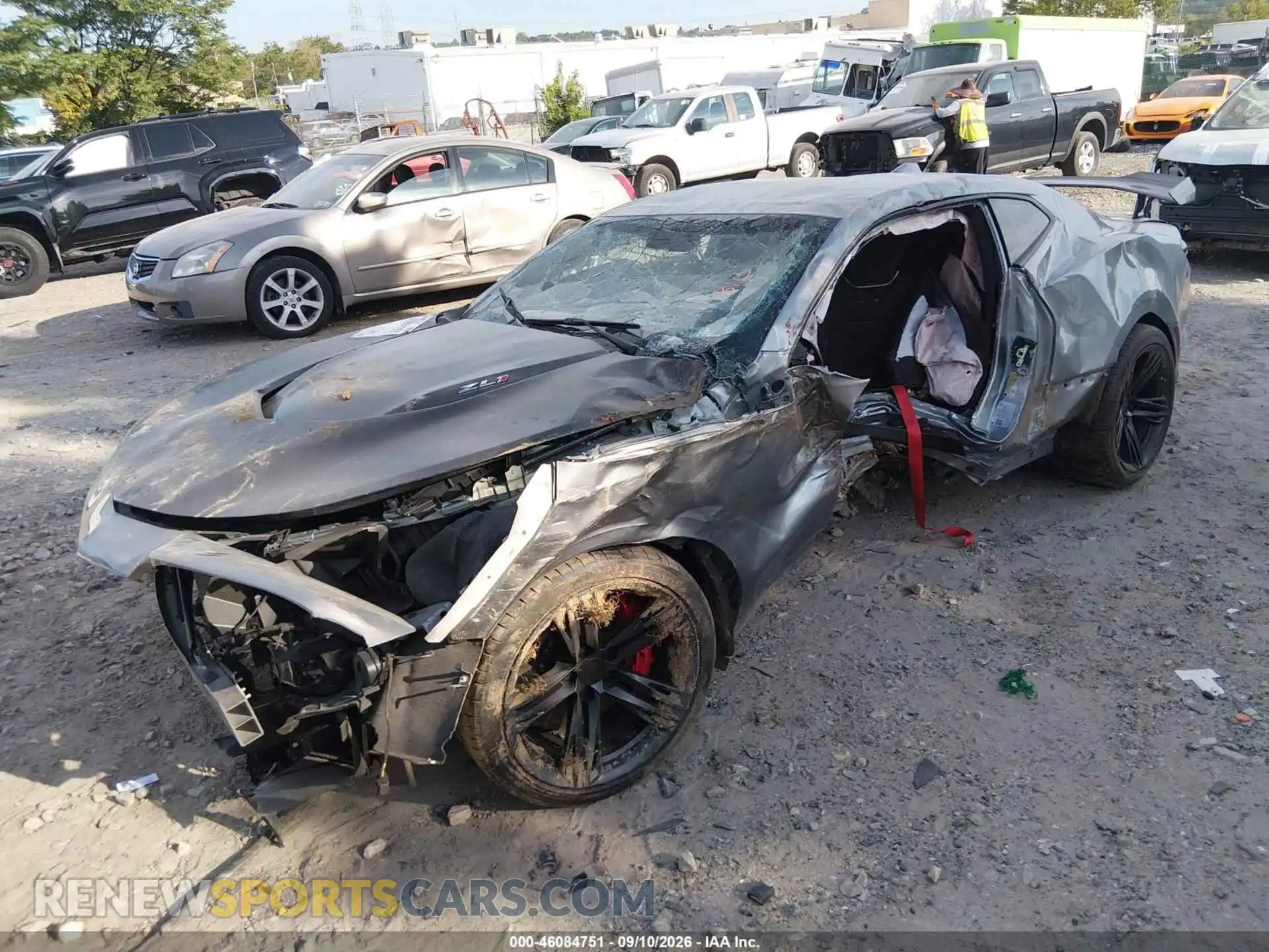 2 Photograph of a damaged car 1G1FJ1R61P0158614 CHEVROLET CAMARO 2023