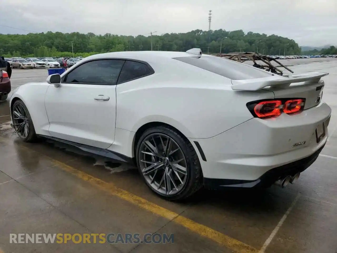 2 fotografías del automóvil dañado 1G1FK1R64P0104947 CHEVROLET CAMARO 2023