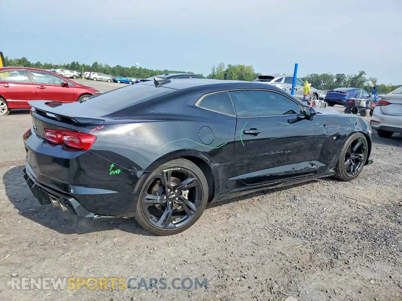 3 fotografías del automóvil dañado 1G1FD1RS7R0107299 CHEVROLET CAMARO 2024