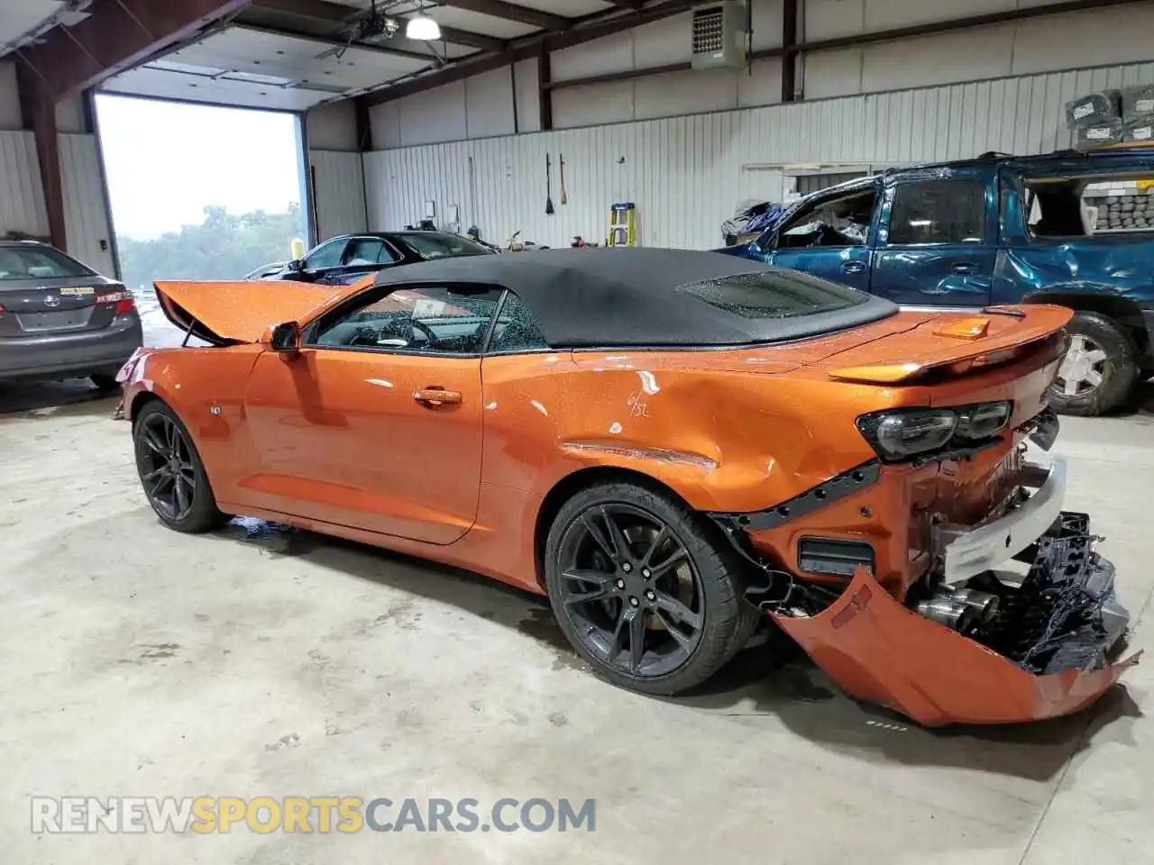 2 Photograph of a damaged car 1G1FF3D74P0119044 CHEVROLET CAMARO LT1 2023