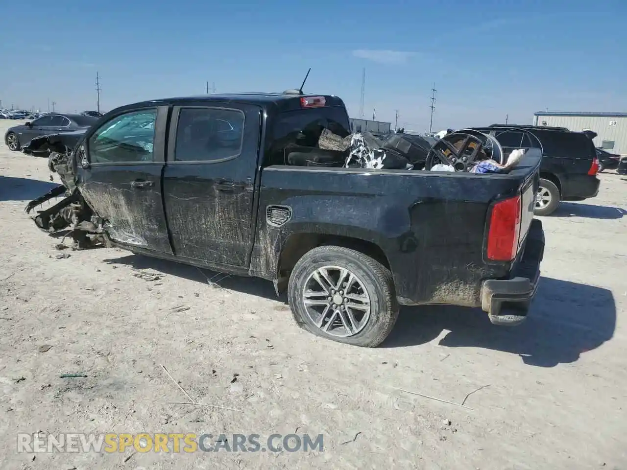 2 Photograph of a damaged car 1GCGSBEAXK1182714 CHEVROLET COLORADO 2019