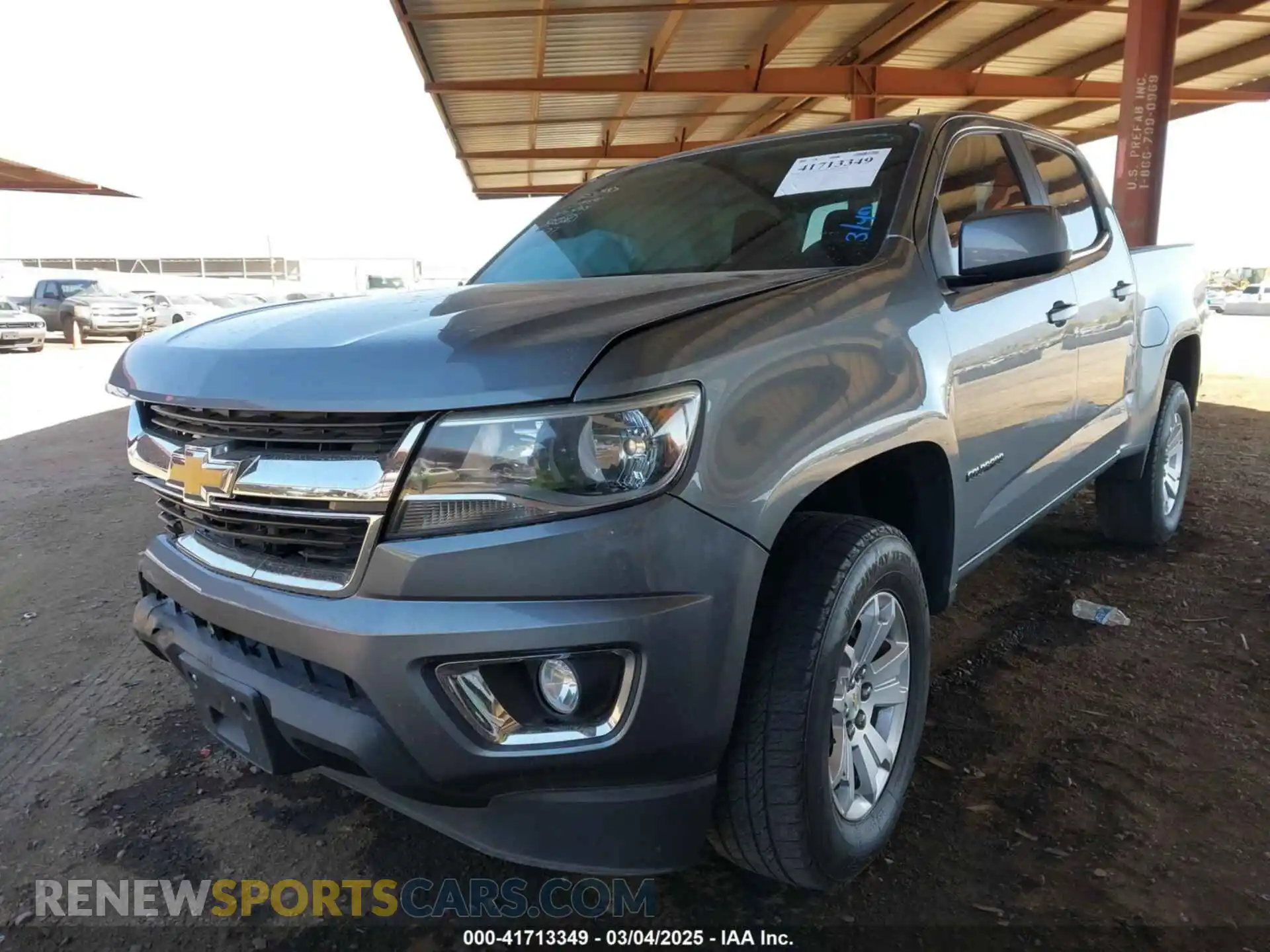 2 Photograph of a damaged car 1GCGSCEAXK1359591 CHEVROLET COLORADO 2019