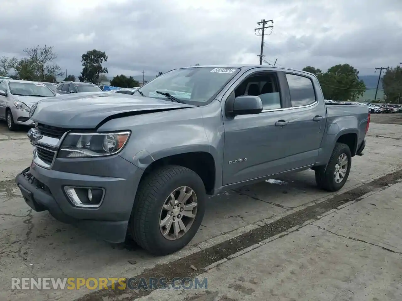 1 Фотография поврежденного автомобиля 1GCGSCEN3K1316780 CHEVROLET COLORADO 2019