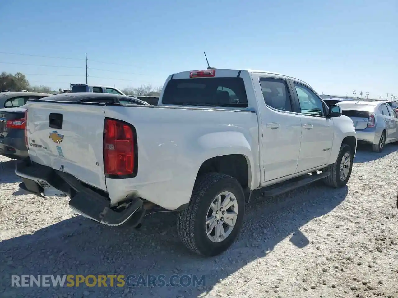 3 Photograph of a damaged car 1GCGSCEN4K1109282 CHEVROLET COLORADO 2019